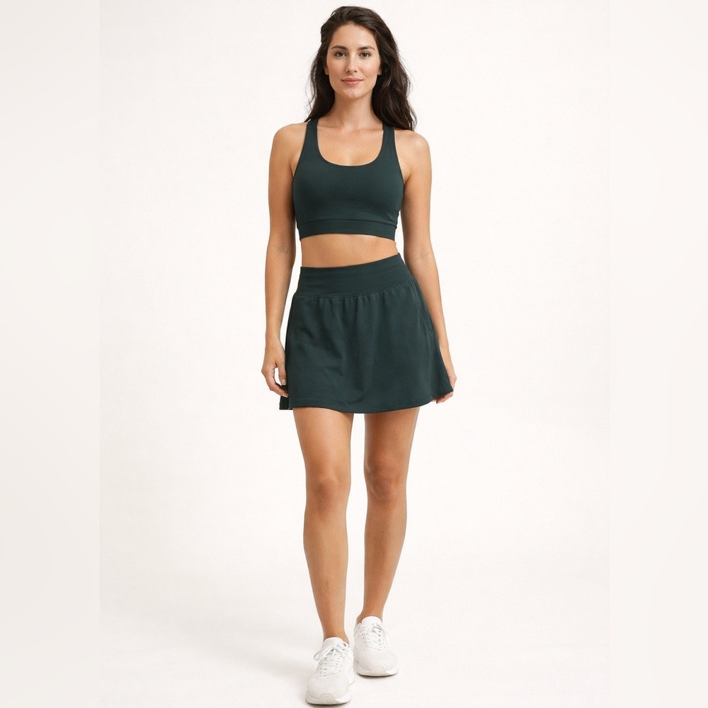 Dark Green Athletic Skirt